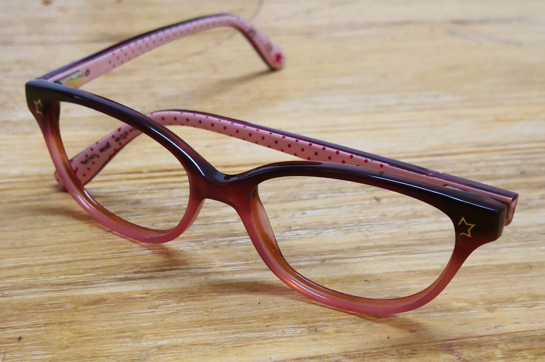 Meine sternenrosa und lila Brille 47*15